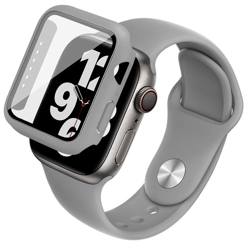 IMAK 20mm Flexible Silicone Watch Band + Shockproof PC Protective Case with Tempered Glass Screen Protector for Apple Watch SE 44mm SE (2022) 44mm Series 6 5 4 44mm IMAK 20mm Flexible Silicone Watch Band + Shockproof PC Protective Case with Tempered Glass Screen Protector for Apple Watch SE 44mm SE (2022) 44mm Series 6 5 4 44mm